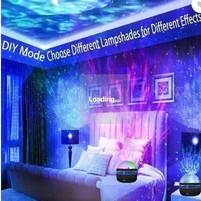 🌌 Galaxy Light Projector – Turn Your Room into a Starry Paradise! ✨🚀